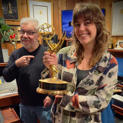 Brian and singer songwriter, Sarah Gross April 2025